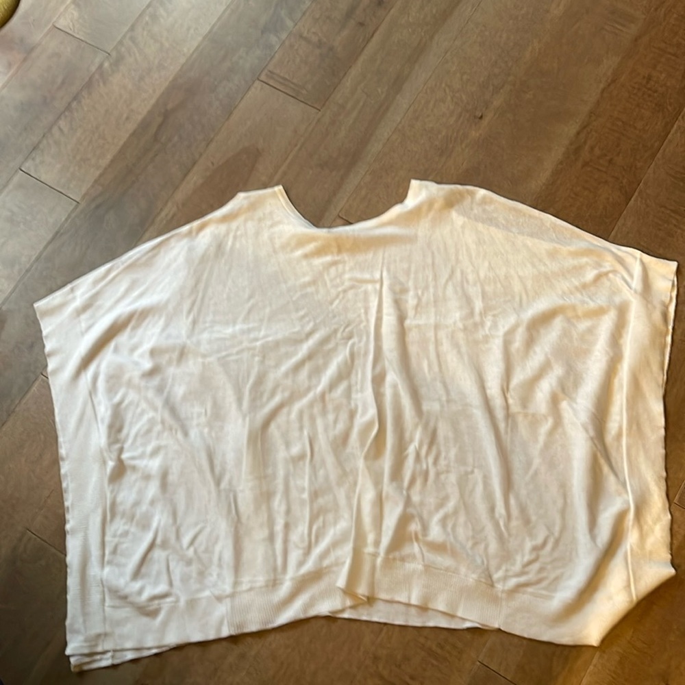 100% Cotton Lightweight Poncho Style Top